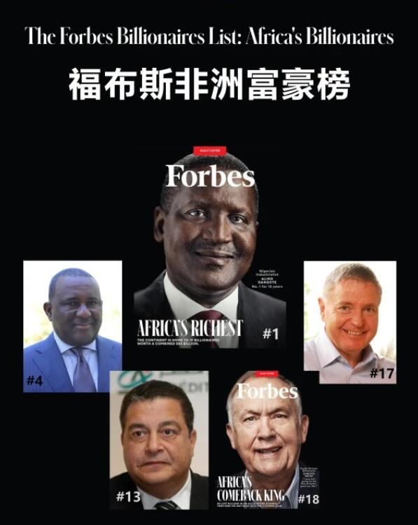 福布斯发布2023非洲富豪榜