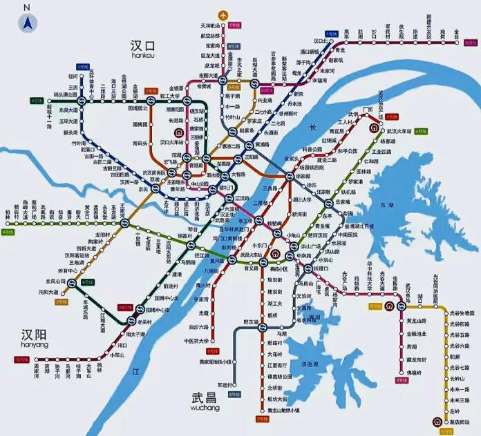 8、武汉地铁线路图 武汉地铁运营时间 首末车时间2023