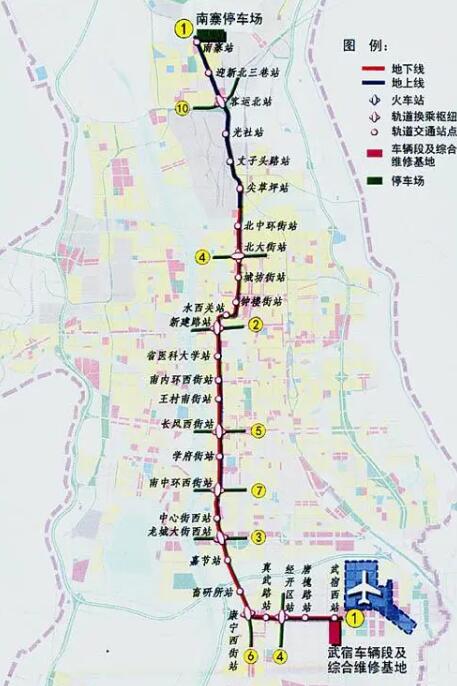 12、太原地铁线路图 太原地铁运营时间 首末车时间2023