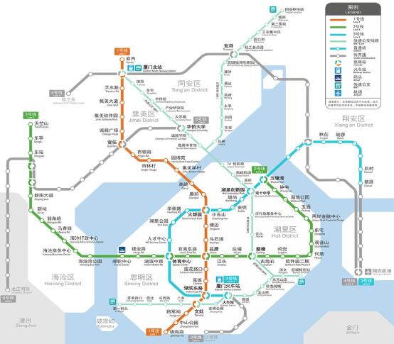 31、厦门地铁线路图 厦门地铁运营时间 首末车时间2023