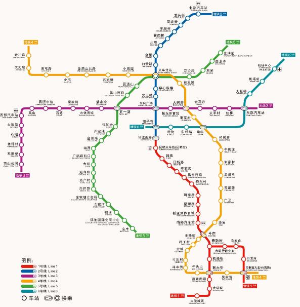 39、昆明地铁线路图 昆明地铁运营时间 首末车时间2023