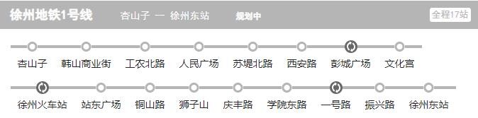 21、徐州地铁线路图 徐州地铁运营时间 首末车时间2023