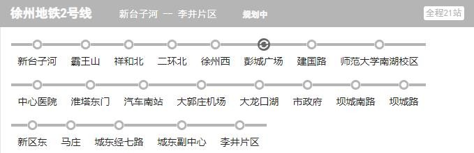 21、徐州地铁线路图 徐州地铁运营时间 首末车时间2023