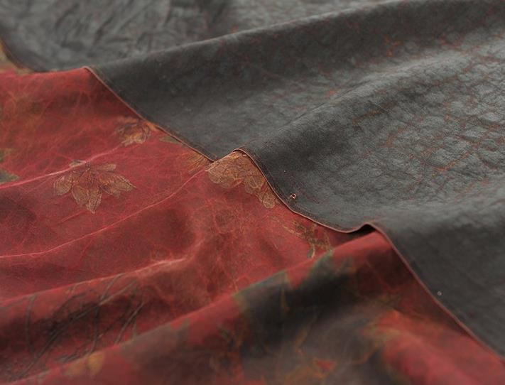 香云纱是什么面料：纯植物染料染色的丝绸面料